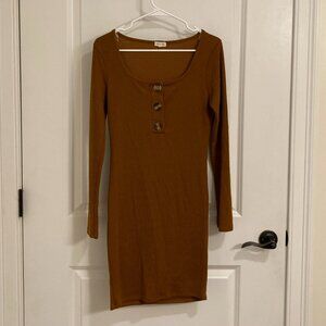 Heart & Hips Brown Bodycon Dress